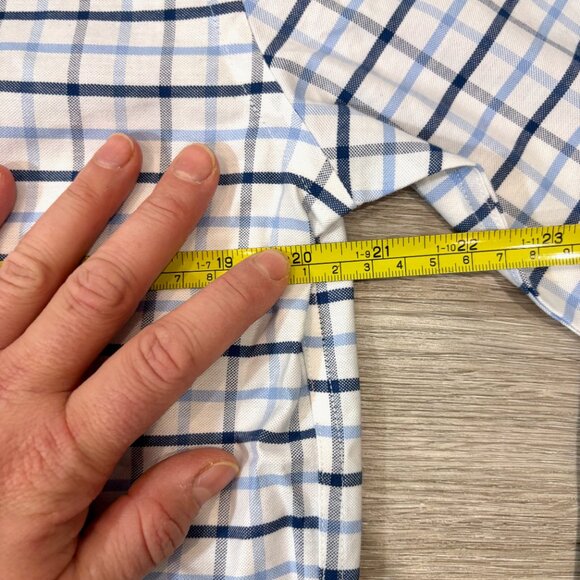 Brooks Brothers Plaid Slim Non-Iron Stretch Cotton Original Oxford Polo sz M - Picture 10 of 11
